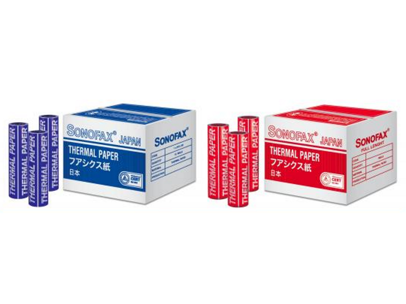 Standard Range Thermal Fax Paper - SONOFAX BLUE/SONOFAX RED